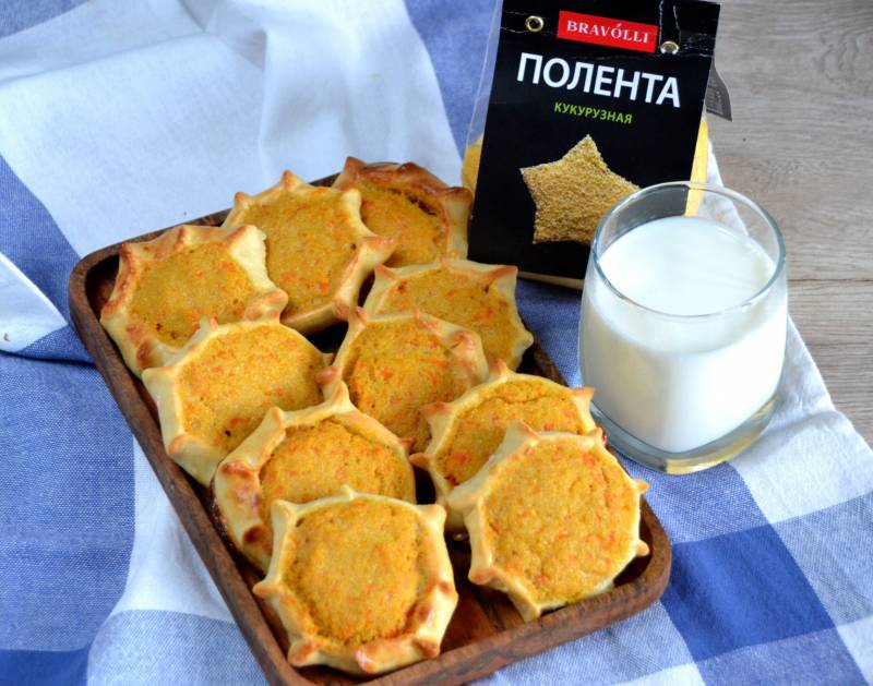 Крупеники с полентой "Bravolli" и морковью