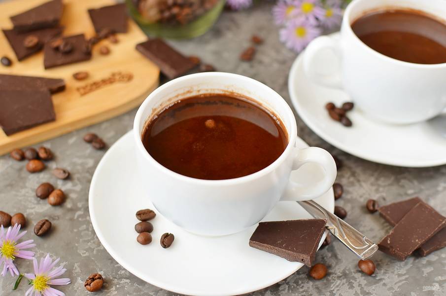 Кофе с шоколадом - пошаговый рецепт с фото на Повар.ру