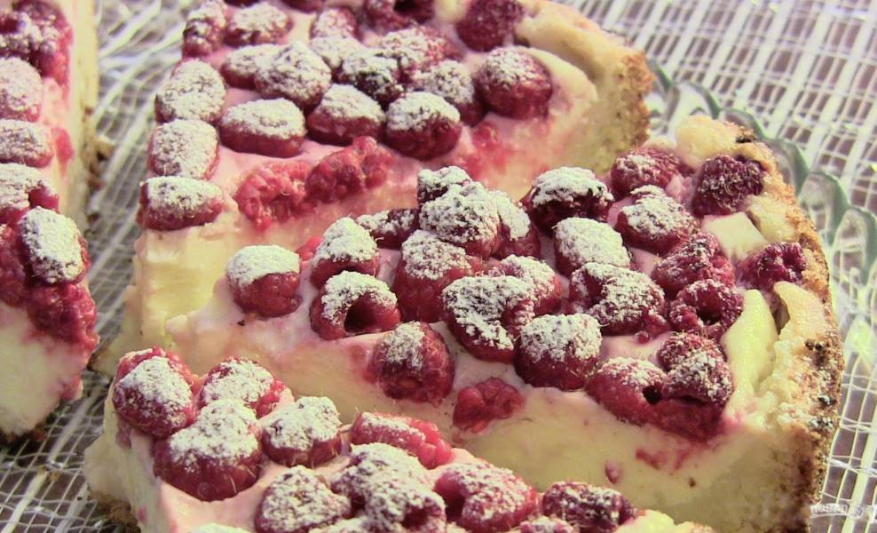 Видеорецепт: пирог с творогом и малиной — internat-mednogorsk.ru