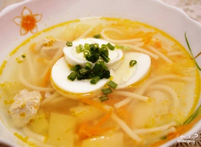 Пошаговый рецепт китайского супа с лапшой