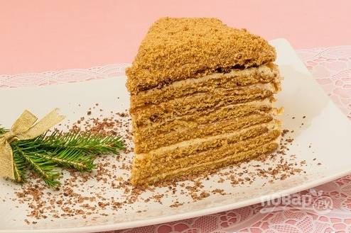 Торт "Медовик" классический