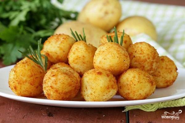 Картофельные крокеты с грибами – кулинарный рецепт