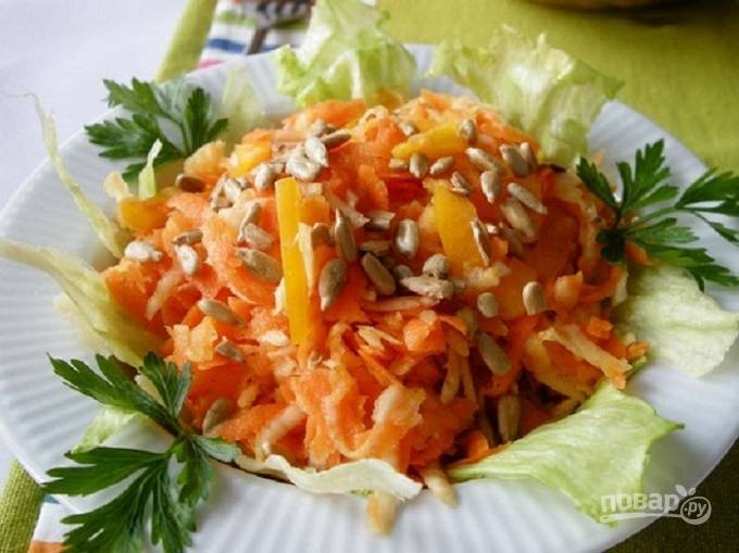 Салат с морковкой