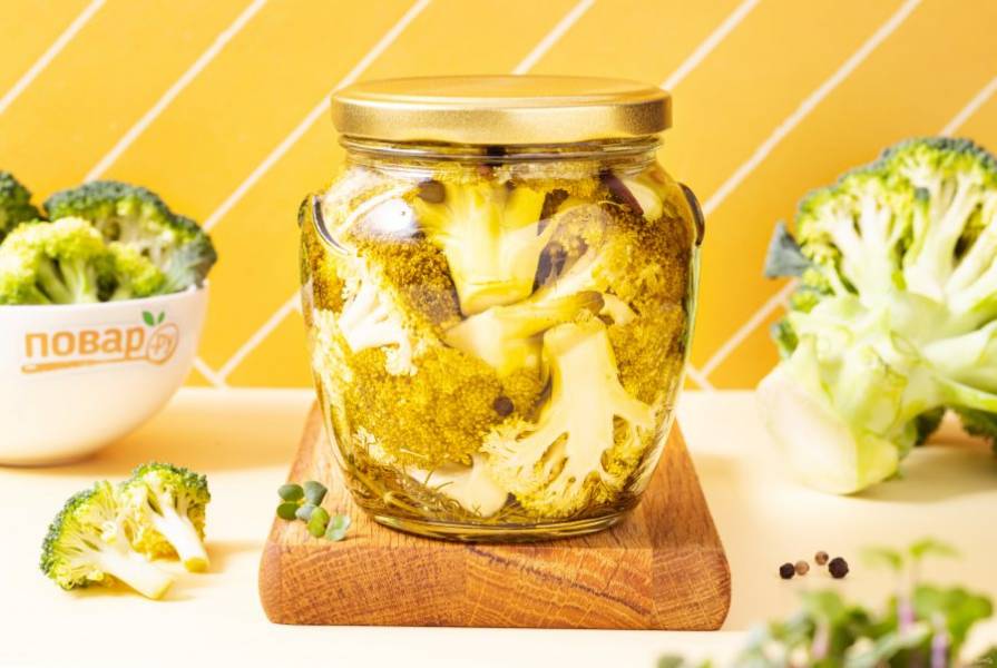 Маринованная брокколи готова!