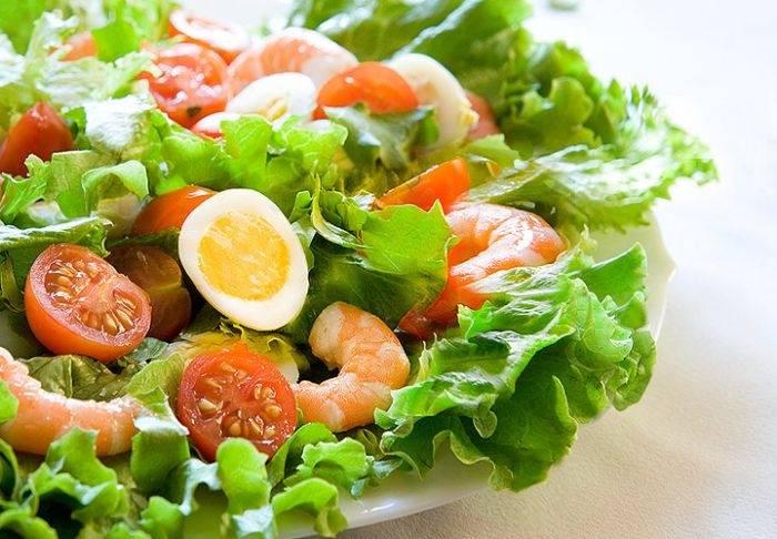 Диетический салат с креветками - пошаговый рецепт с фото на азинский.рф
