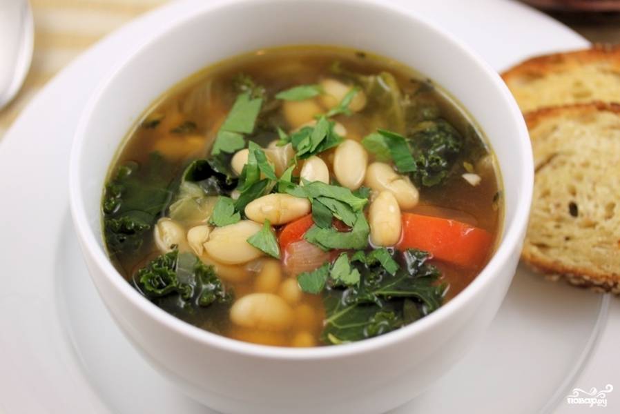 Суп с фасолью в мультиварке — рецепт с фото пошагово