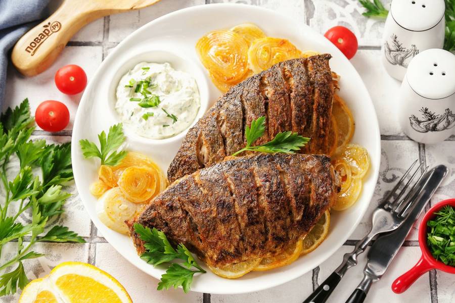 Караси в духовке