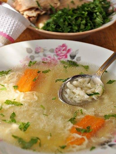Суп лапша с мясом по татарски