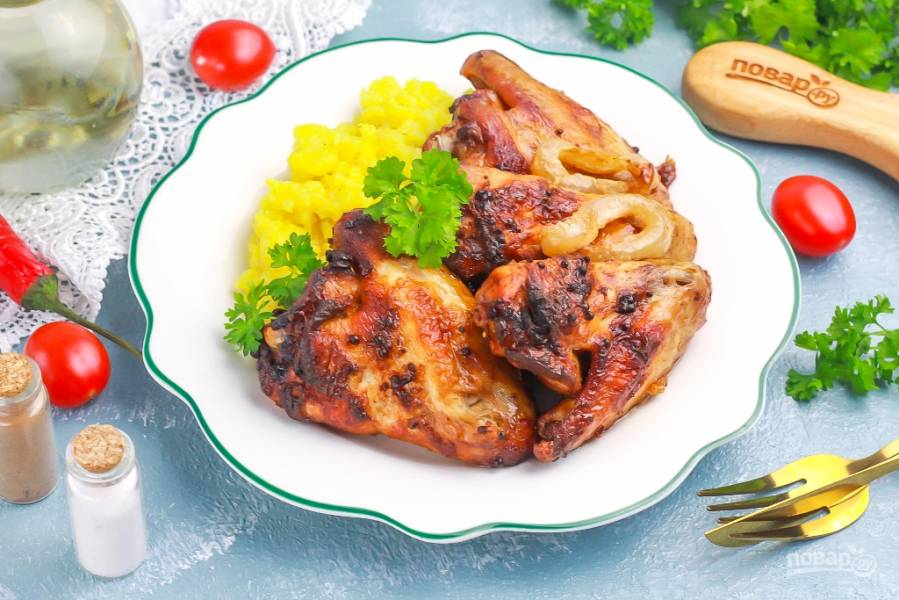 Шашлык из куриных крылышек