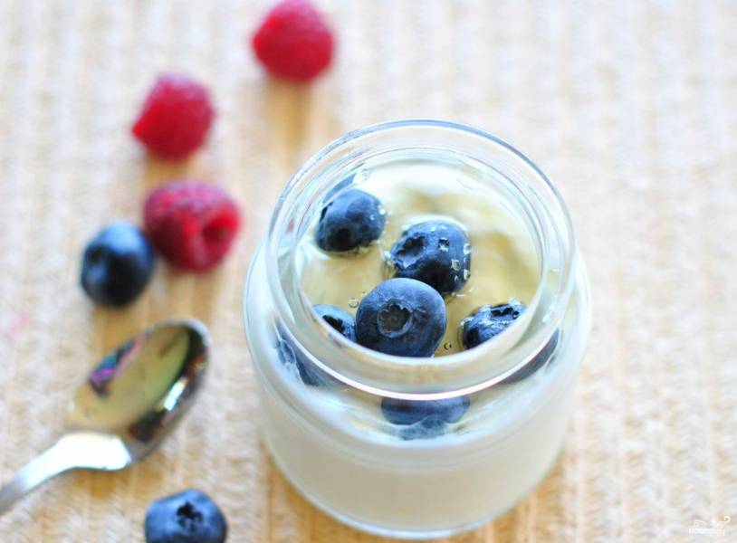 Домашний йогурт с ягодами в мультиварке | POLARIS