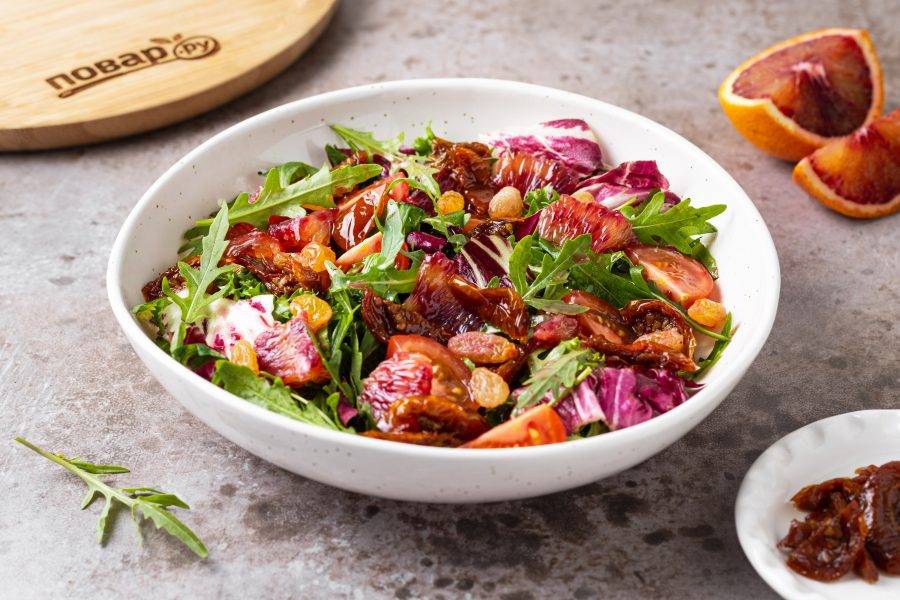 Салат с вялеными помидорами — рецепты | Дзен