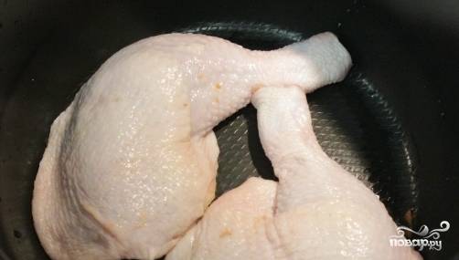 Тушеные куриные ножки в мультиварке