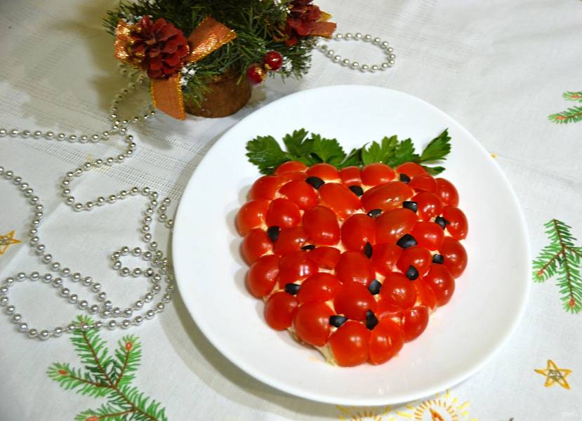 Салат "Зимняя ягода"