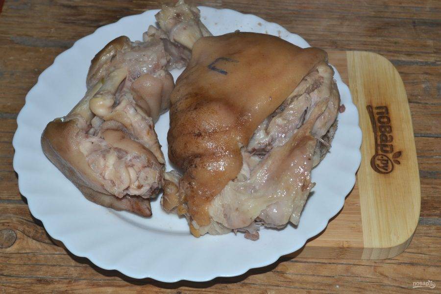 Холодец рецепт из курицы и рульки рецепт с фото пошагово