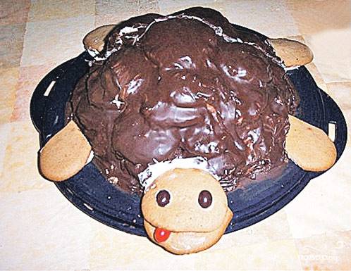 Торт "Черепаха" на сковороде