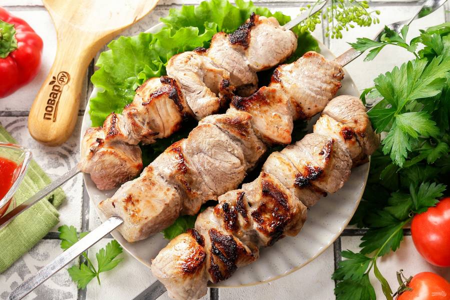 Шашлык из свинины в уксусе