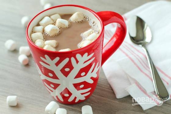 Какао на молоке – пошаговый рецепт приготовления с фото