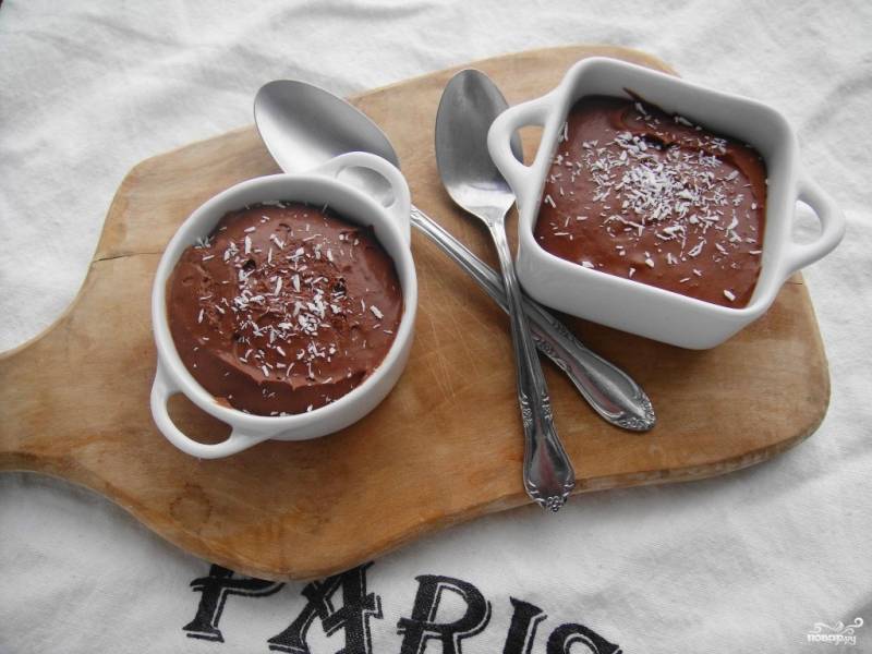Шоколадный мусс с маршмеллоу (без яиц) — рецепт с фото пошагово