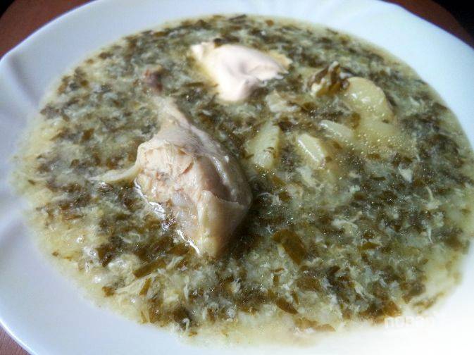 Щавелевый суп с курицей и яйцом, рецепт с фото и видео — эталон62.рф