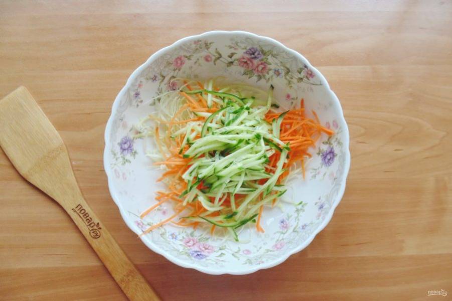 Китайский салат с крахмальной лапшой - пошаговый рецепт с фото на luchistii-sudak.ru