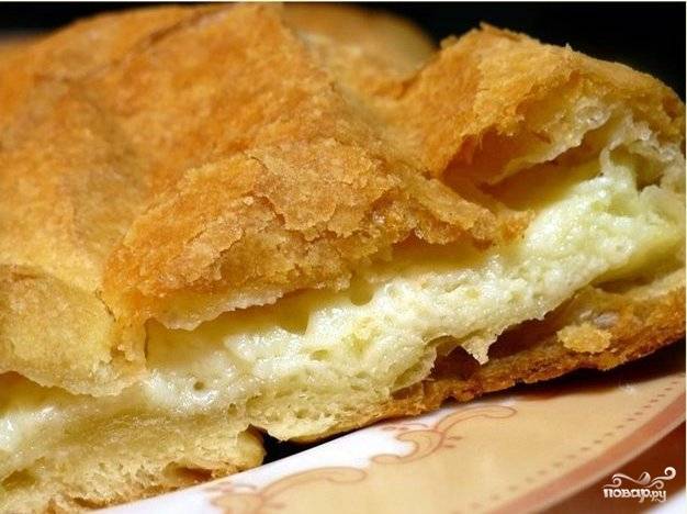 Сырный пирог - Кулинарный пошаговый рецепт с фото.
