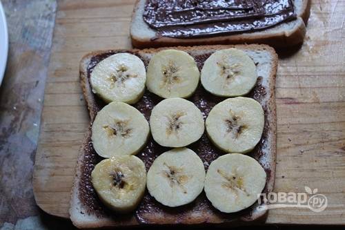 Бананы с Nutella - фото рецепт приготовления