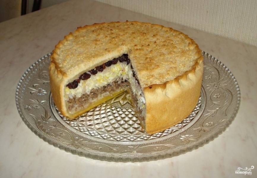 Губадия с мясом (татарский пирог)