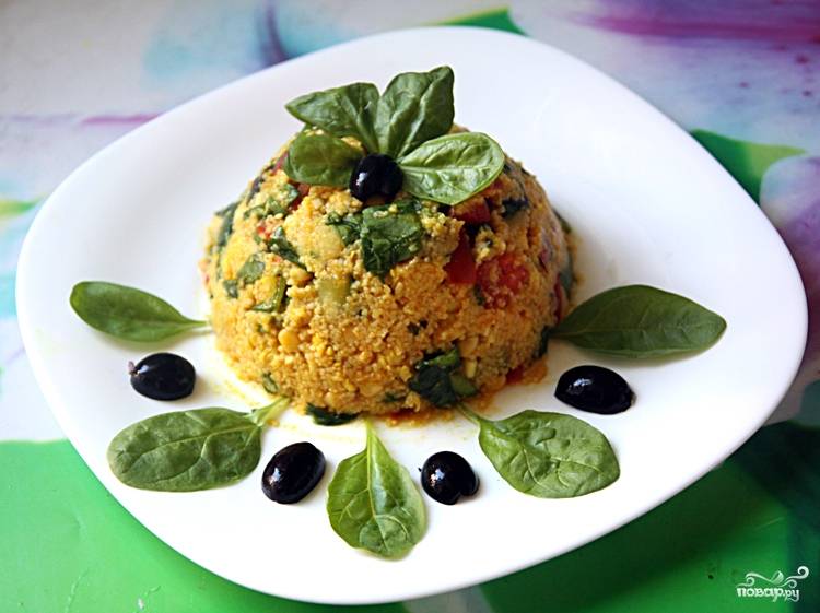 Салат с кускусом
