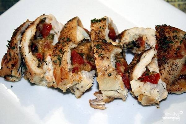 Куриная грудка, фаршированная шампиньонами рецепт – Европейская кухня: Основные блюда. «Еда»