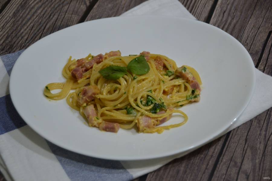 Паста карбонара «Pasta alla carbonara»