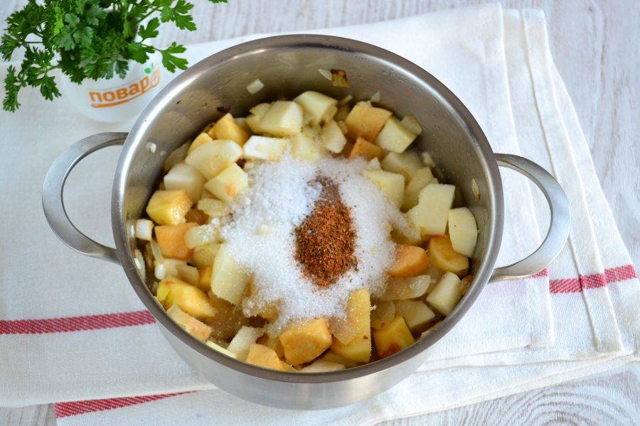 Соус яблочный к салатам и закускам – кулинарный рецепт