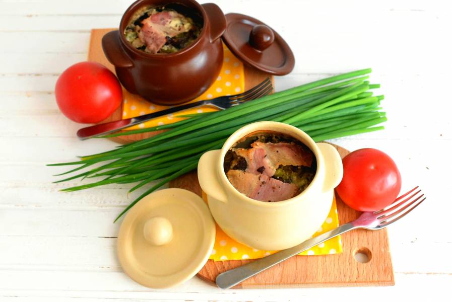 Как приготовить Индейка в горшочках с картошкой в духовке с овощами рецепт пошагово