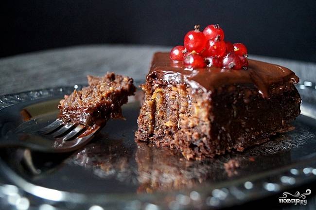 Шоколадный пирог с кабачками