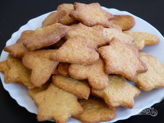 Песочное печенье со сметаной
