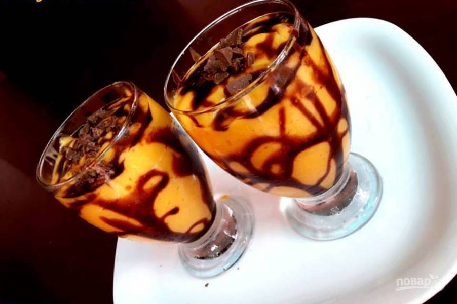 Молочный коктейль "Шоколадное манго"