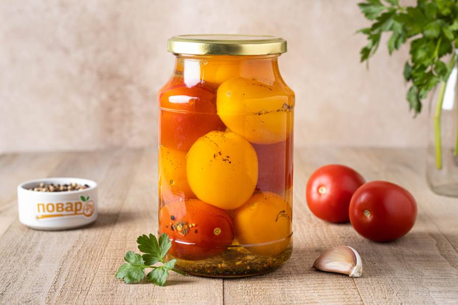 Рецепты помидоров на зиму, маринованных с чесноком