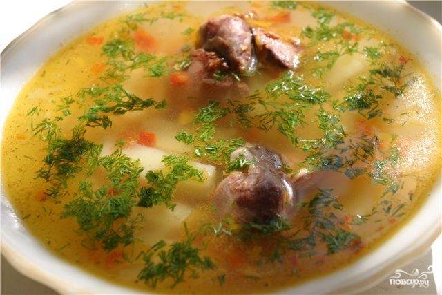 Суп из куриных потрохов с рисом и картофелем - рецепт с фото от Магги