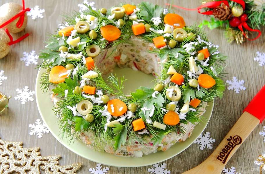 Рождественские салаты