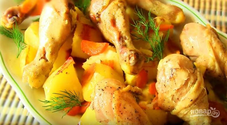 Картошка с куриными ножками в рукаве - пошаговый рецепт с фото на centerforstrategy.ru
