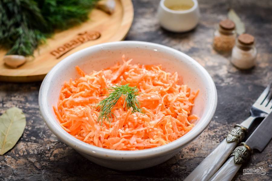 Салат курица и корейская морковь без майонеза рецепт фото пошагово и видео