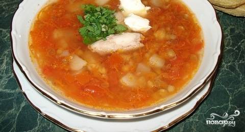 Куриный суп в мультиварке Поларис