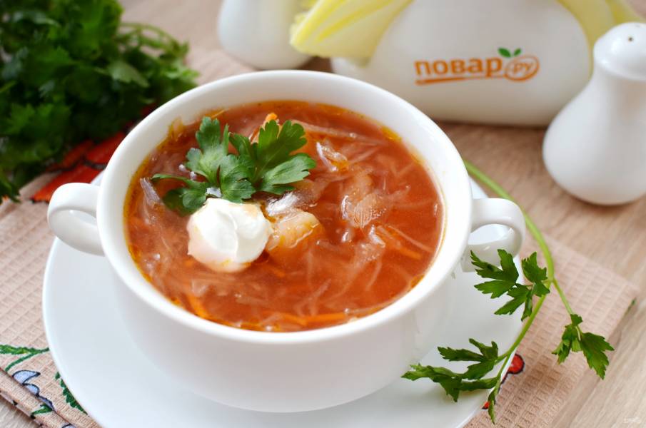 Борщ по классическому рецепту рецепт – Украинская кухня: Супы. «Еда»