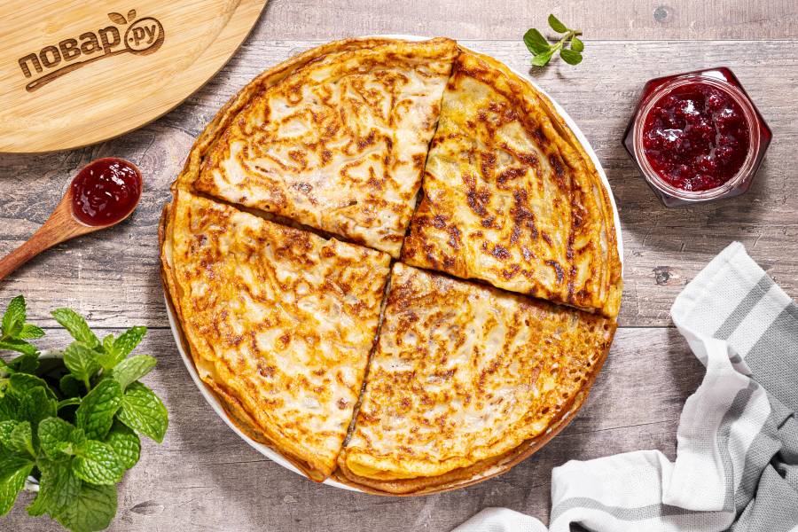 Блины на воде без яиц