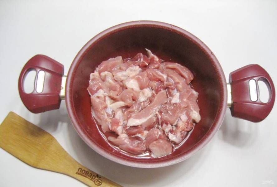 Свинина с овощами стир-фрай в азиатском стиле