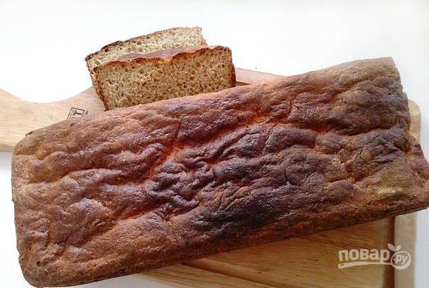 Простой рецепт хлеба на кефире без дрожжей в духовке