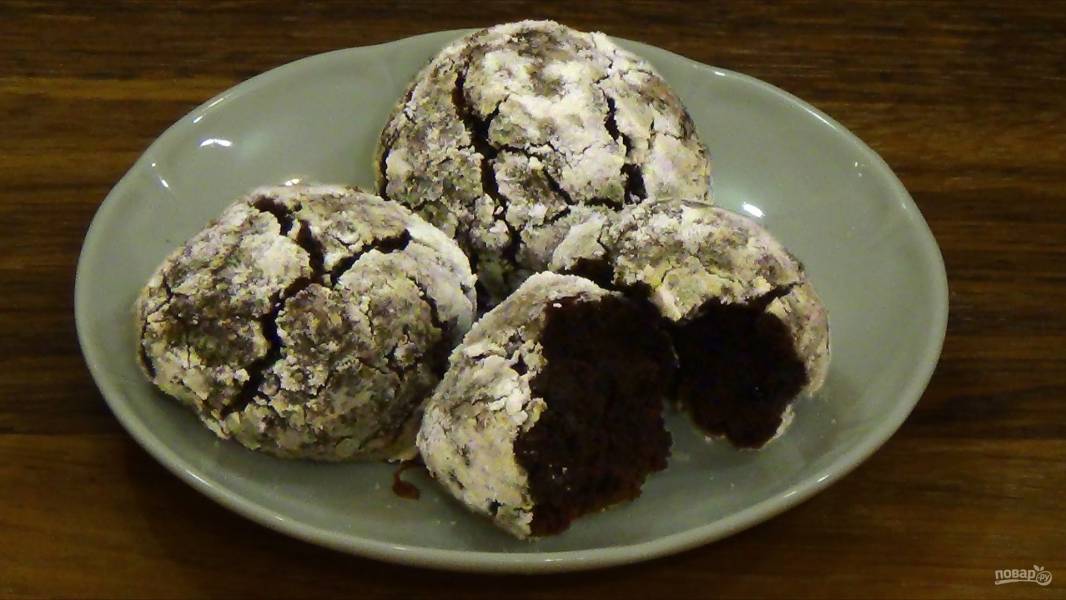 Печенье шоколадно-мятное