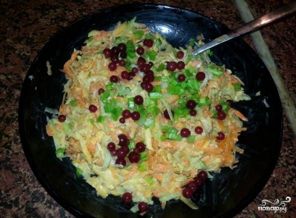 Салаты с тыквой и морковью