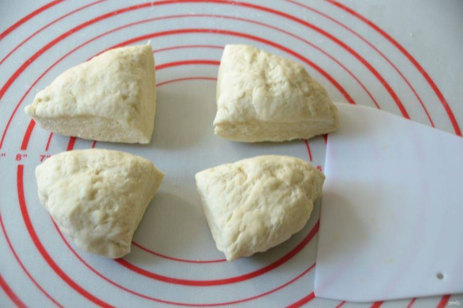 Рецепт слоеного хлеба- замешиваем тесто