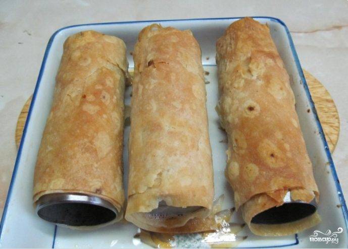 Трубочки из лаваша
