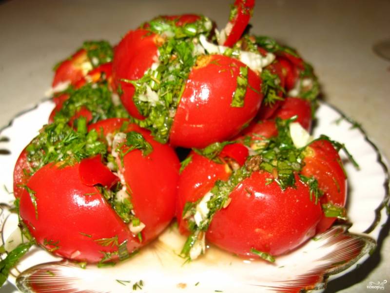 Помидоры по-корейски на зиму